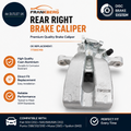 Frankberg Brake Caliper Disc Rear Right Cast Aluminium 77365749