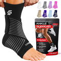 Sleeve Stars Ankle Brace Relief Women Men Wrap Sprained Compression New