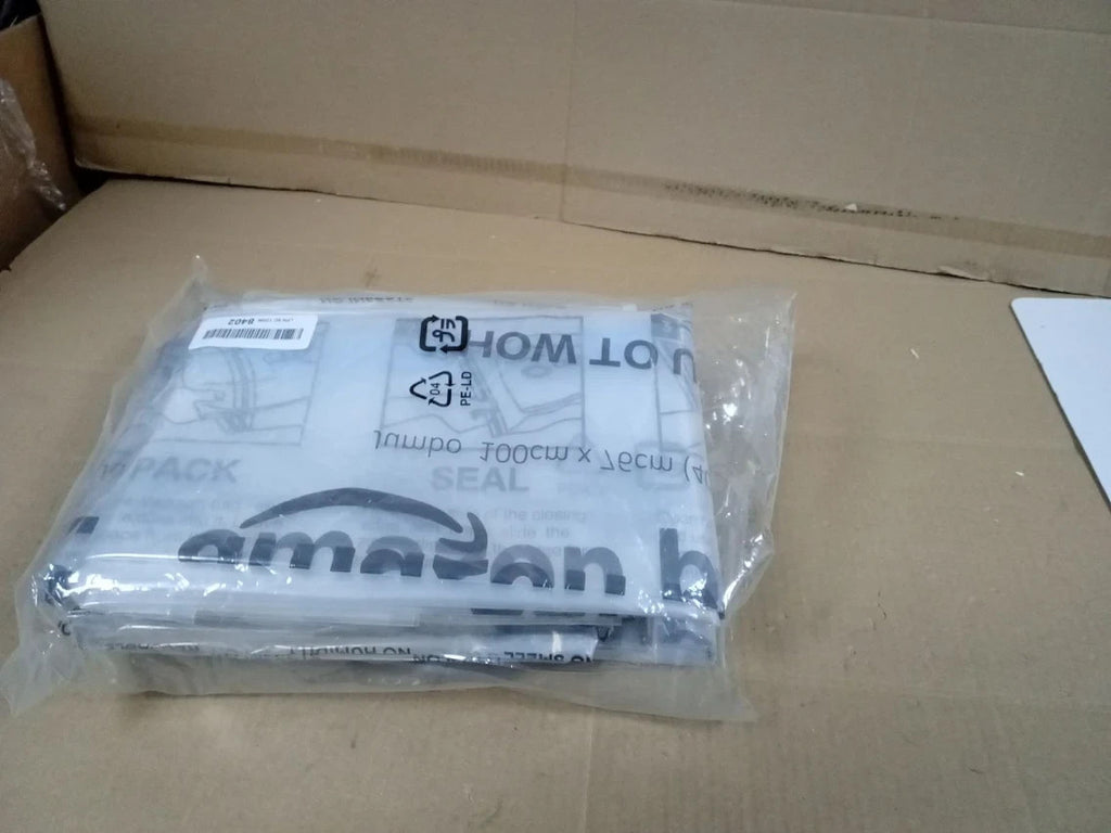 Amazon Basics Vacuum Compression Zipper Storage Bags Airtight Valve Clear New