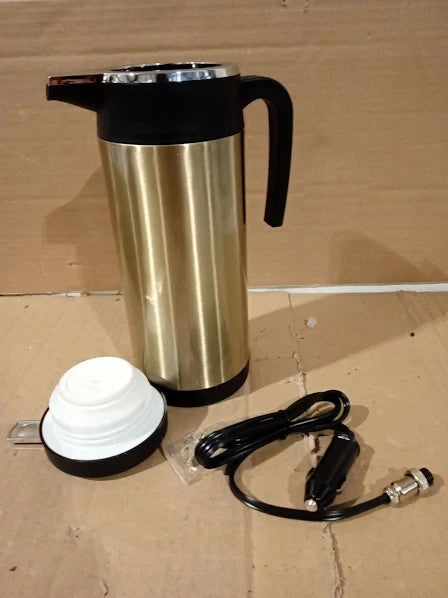 Car Travel Kettle 12V 1200ml Portable Electric Camping Cigarette Lighter