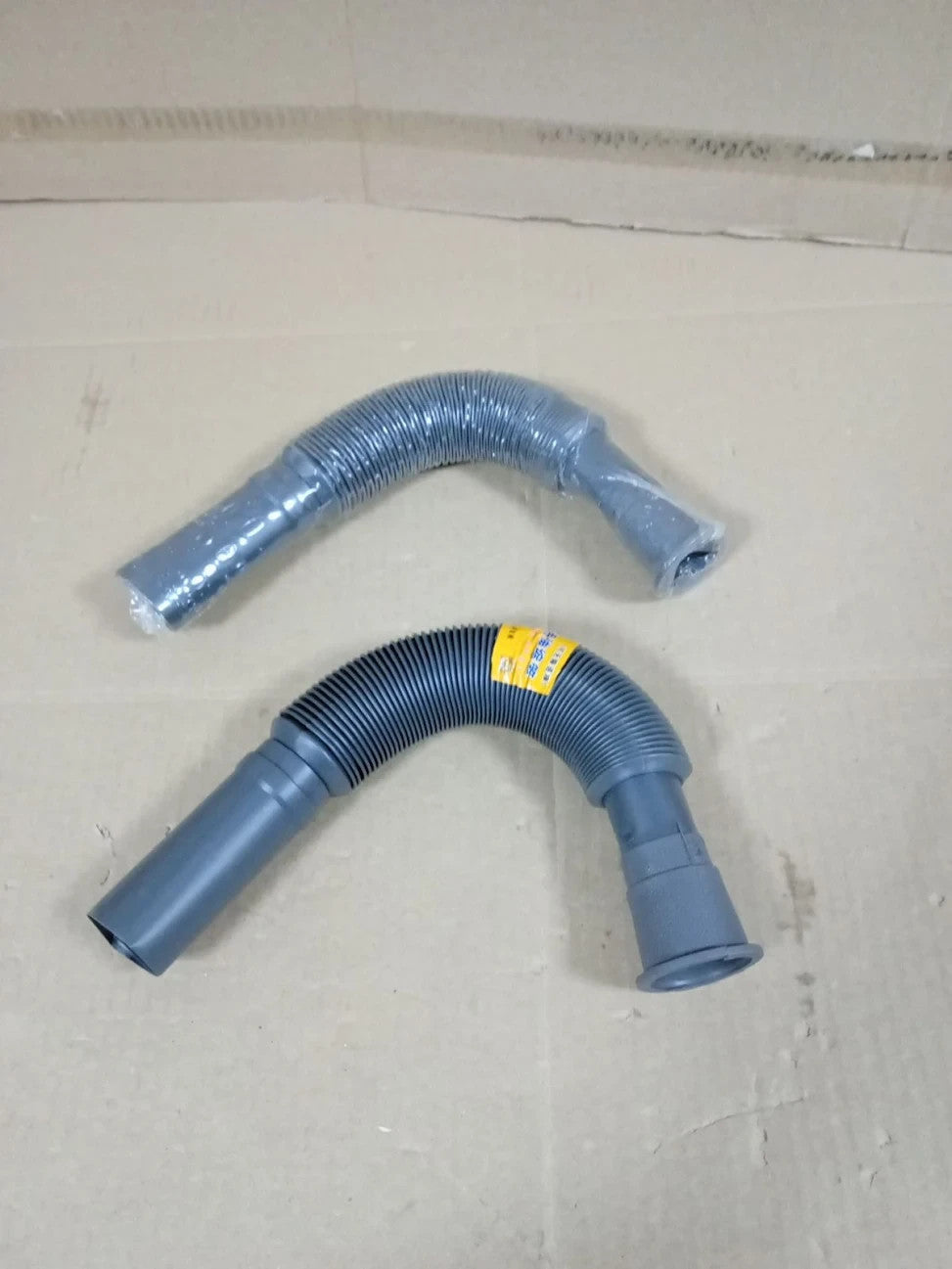 2 Pieces Flexible Waste Trap Stretch Water Pipe Easy Installation Connector New