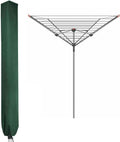Patio Plus Large Rotary Washing Line Cover 16x16x180cm Waterproof Dryer New