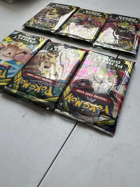 Pokemon TCG Mega Evolution Perfect Order Bundle 6 Booster Packs 6+ Opened Used