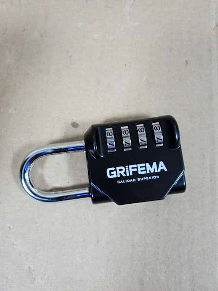 Grifema Combination Padlocks 4 Digit Code Locker Padlock Outdoor Heavy Duty New