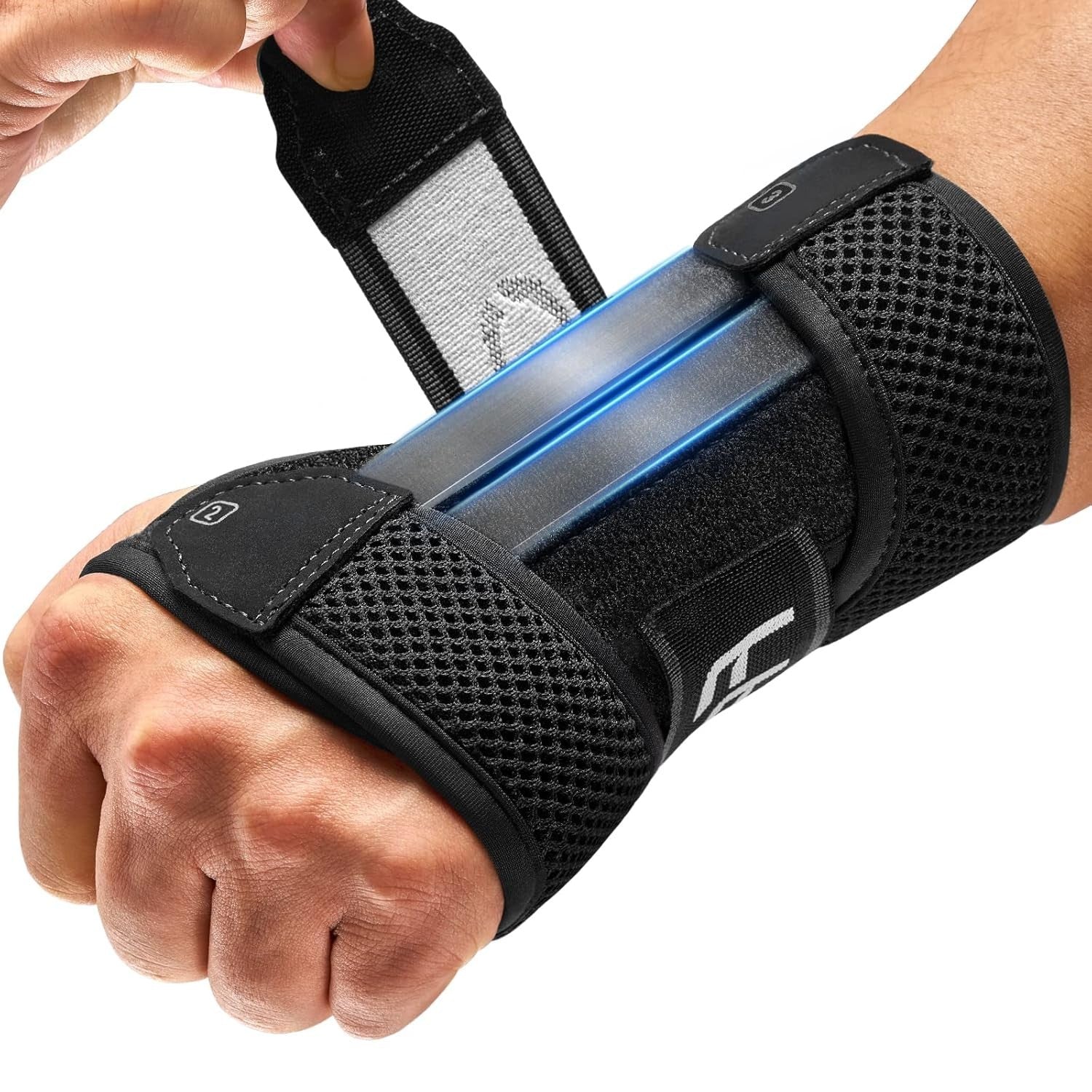 Freetoo Stable Version Wrist Support 3 Metal Stays Comfy Carpal Tunnel New