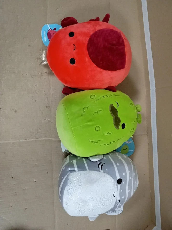 Squishmallows Original 8 Inch Mystery 3 Pieces Plush Surprise Box Soft Toy Set