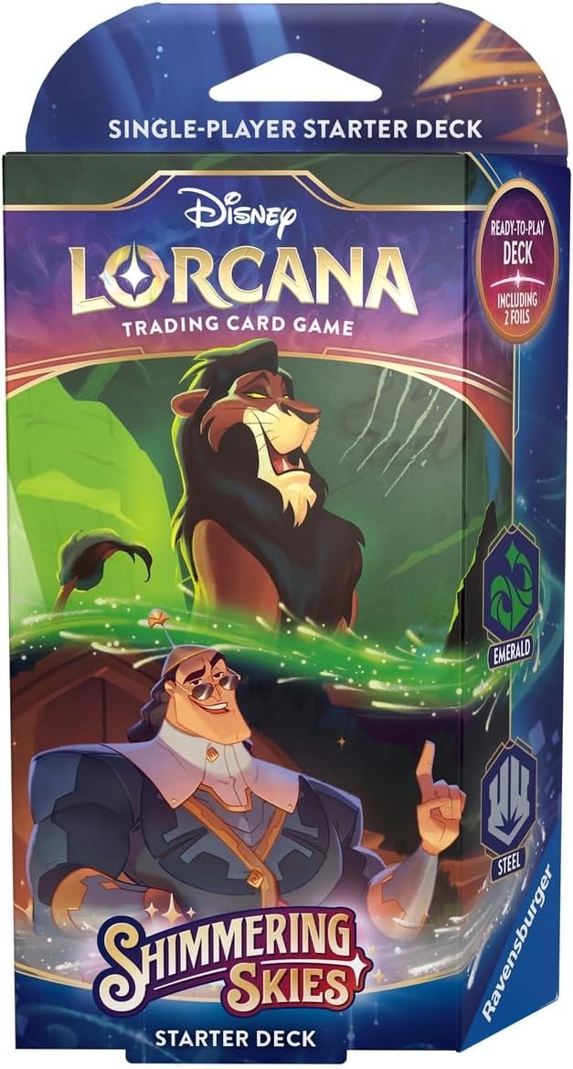 Ravensburger Disney Lorcana TCG Starter Deck Set 5 Shimmering Skies Cards New
