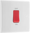 BG Electrical Cooker Control Switch Nexus 800 Plate 45A 875 Round Edge New