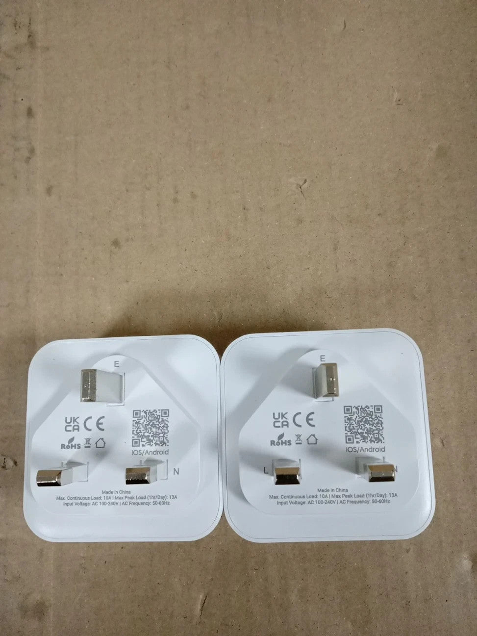 UPXNBOR Smart Plug WiFi Socket Energy Monitoring Alexa Google 2 Pieces Design