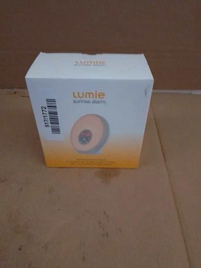 Lumie Sunrise Alarm Clock Wake Up Light SAD Lamp Sleep Aid Design Durable New