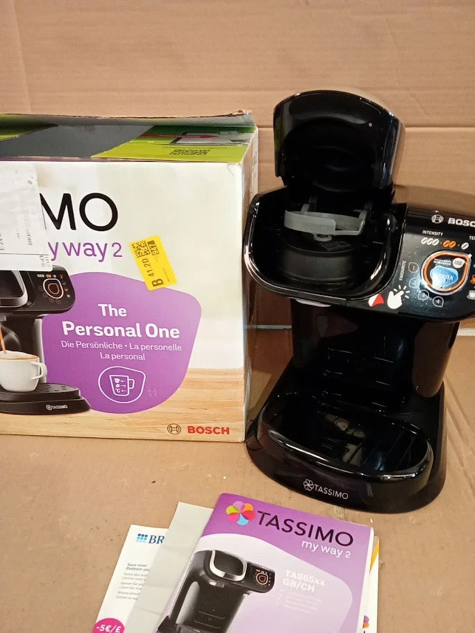 Tassimo by Bosch My Way 2 TAS6502GB Coffee Machine 1500Watt 1.3Litre Black