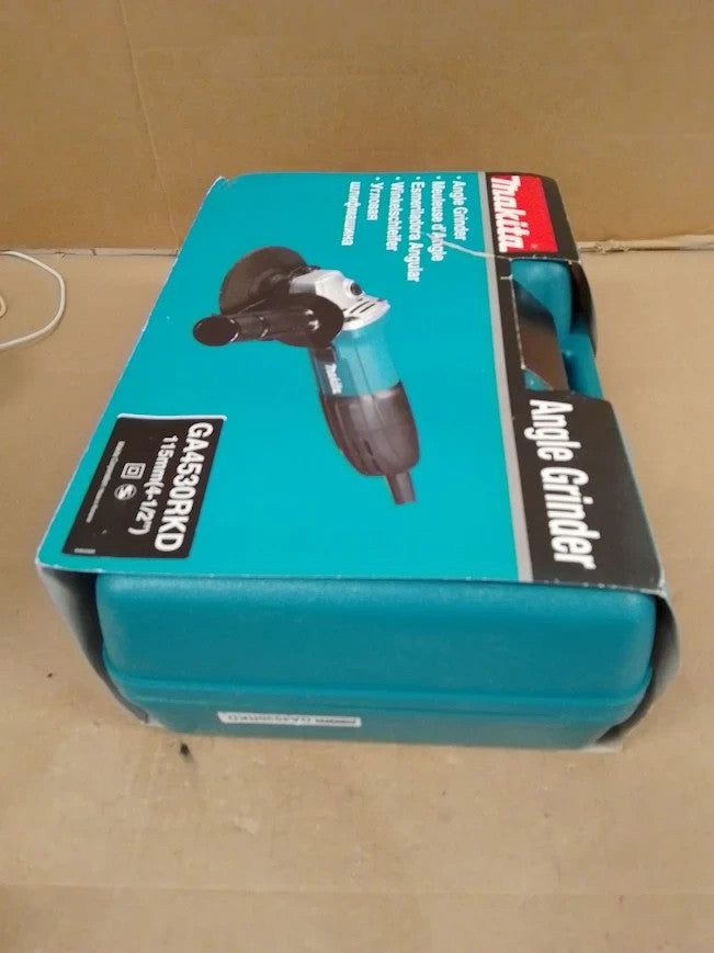 Makita GA4530RKD 1 110V 115mm Angle Grinder Complete Diamond Blade Supplied