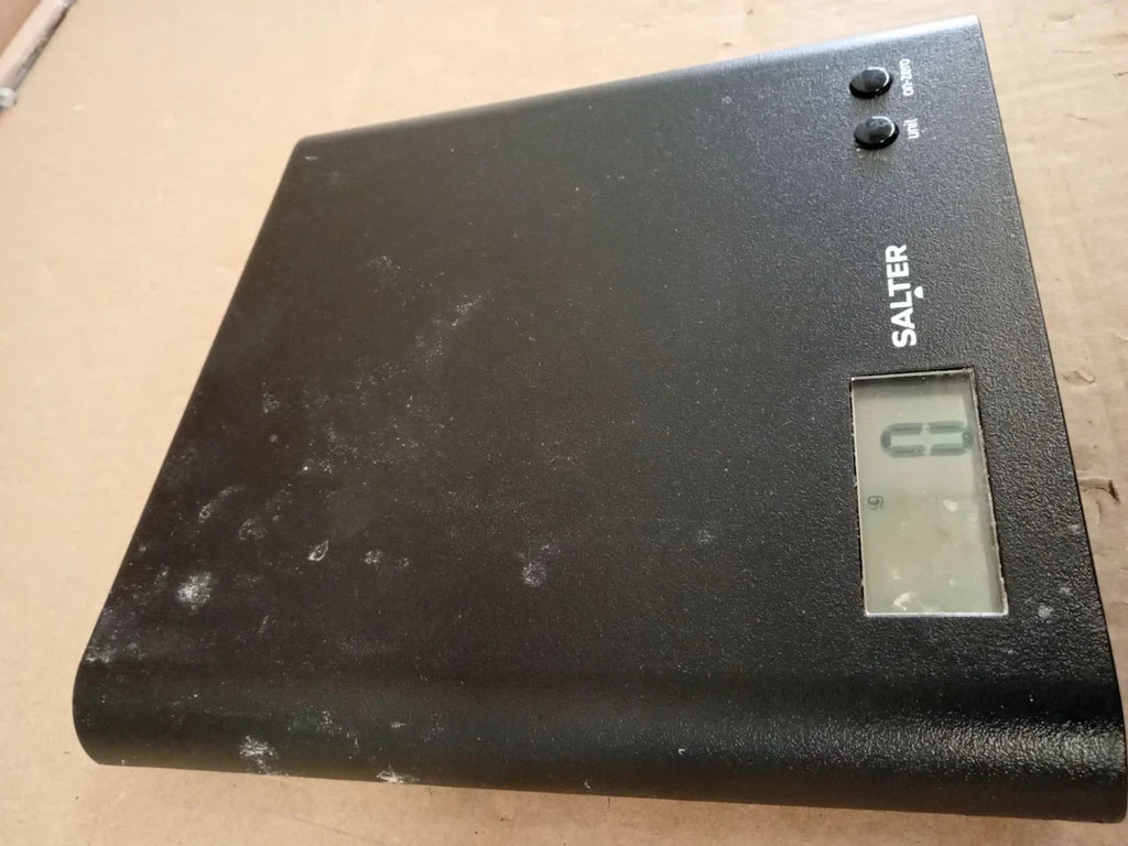 Salter Black Digital Scale Imperial And Metric Measurements LCD Display