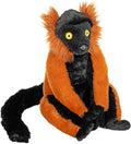Wild Republic 30cm Cuddlekins Red Ruffed Lemur 12x3.15x11.5in New