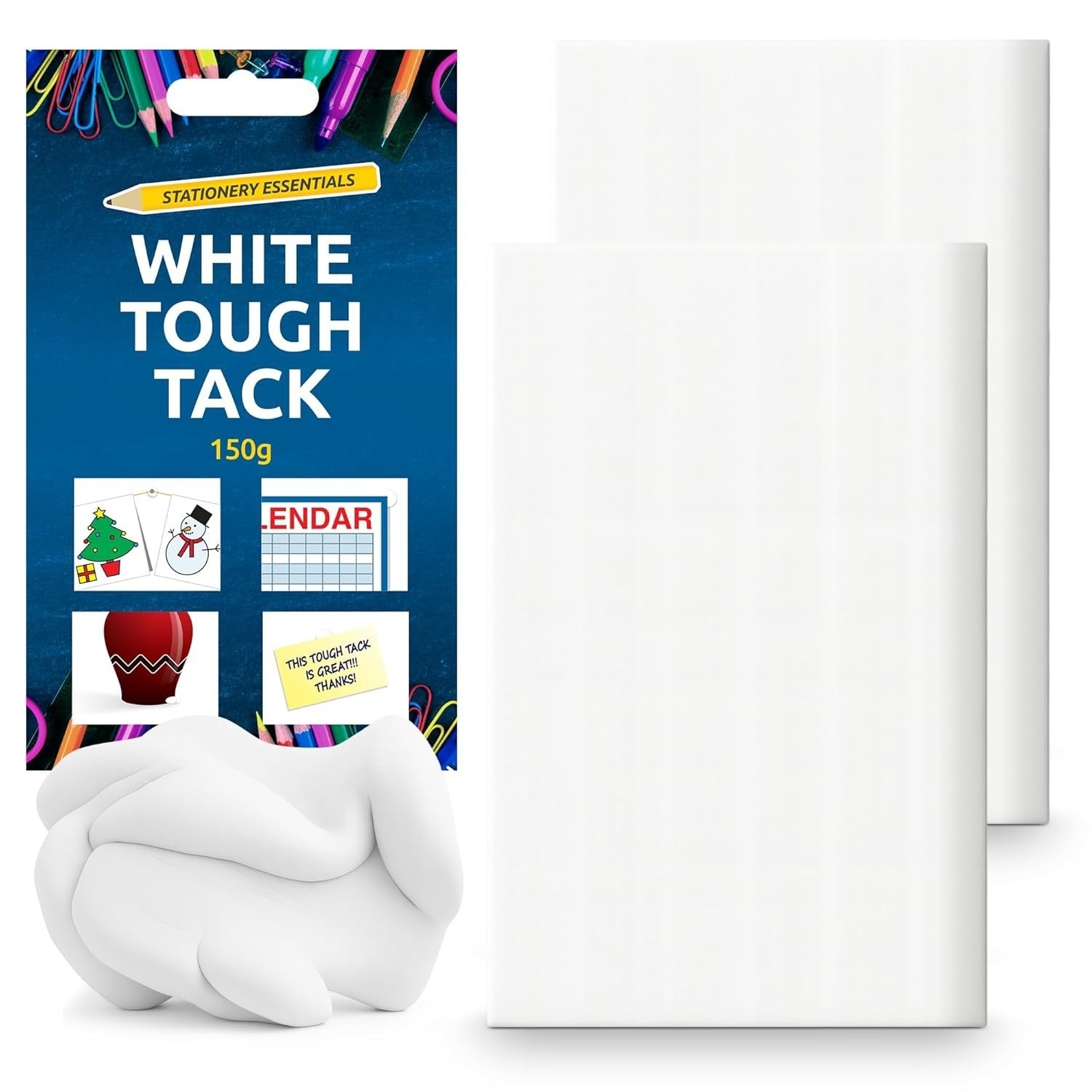SOL White Tough Tack White Non Marking Walls Reusable Multipurpose New