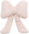 QhgPnt Bow Pillow Pink Cushion Bedroom Fluffy Accessories Aesthetic 27x21cm New
