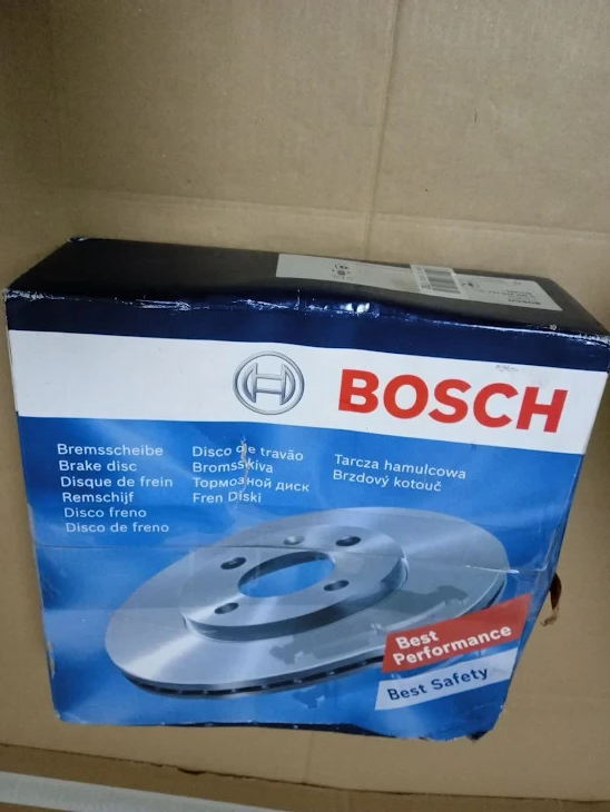 Bosch BD1593 Brake ECE R90 Certified 1 Set 2 Discs Metal