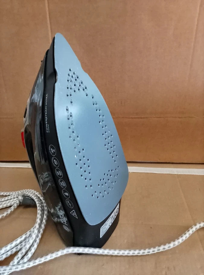 Russell Hobbs Auto Steam Iron 2400W Non Stick Soleplate Vertical Steam Black