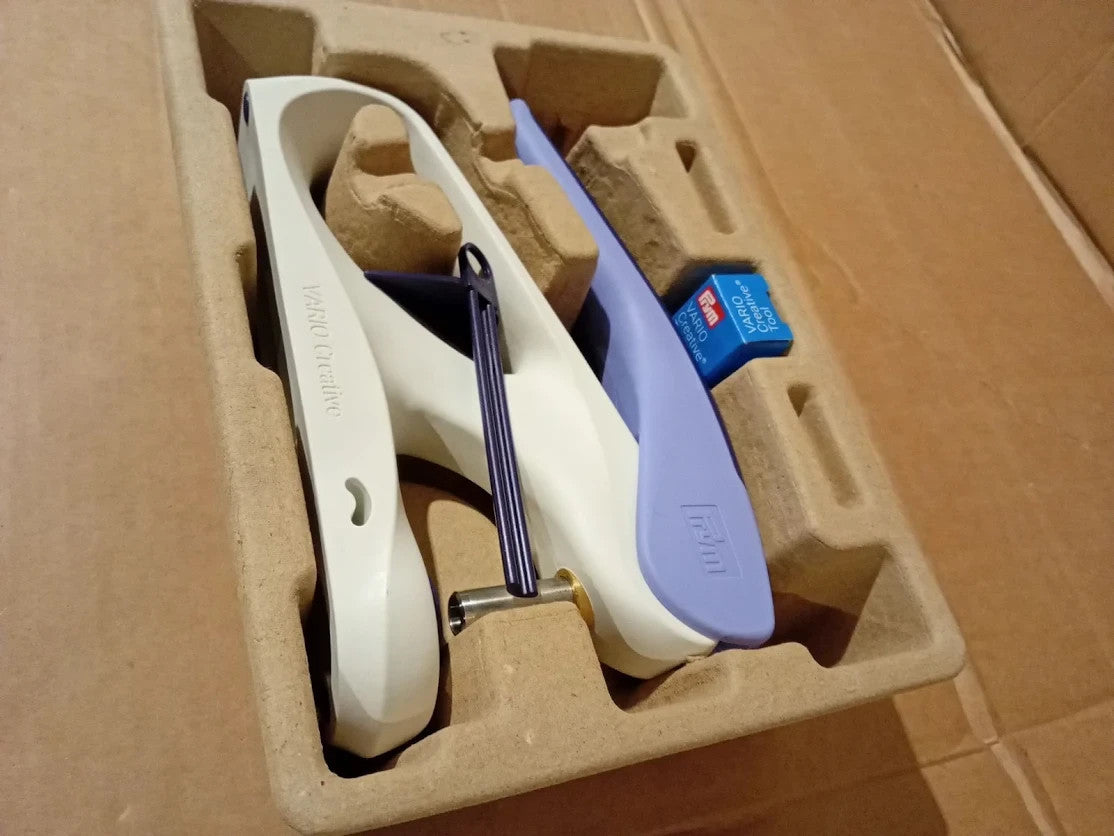 Prym Vario Creative Punching Tool for Press Fasteners 1 Piece White Purple New