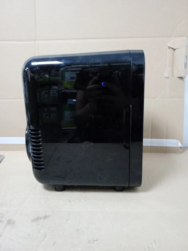 YASHE 6L Mini Fridge 8 Can AC DC Portable Cooler Warmer Bedroom Office Car