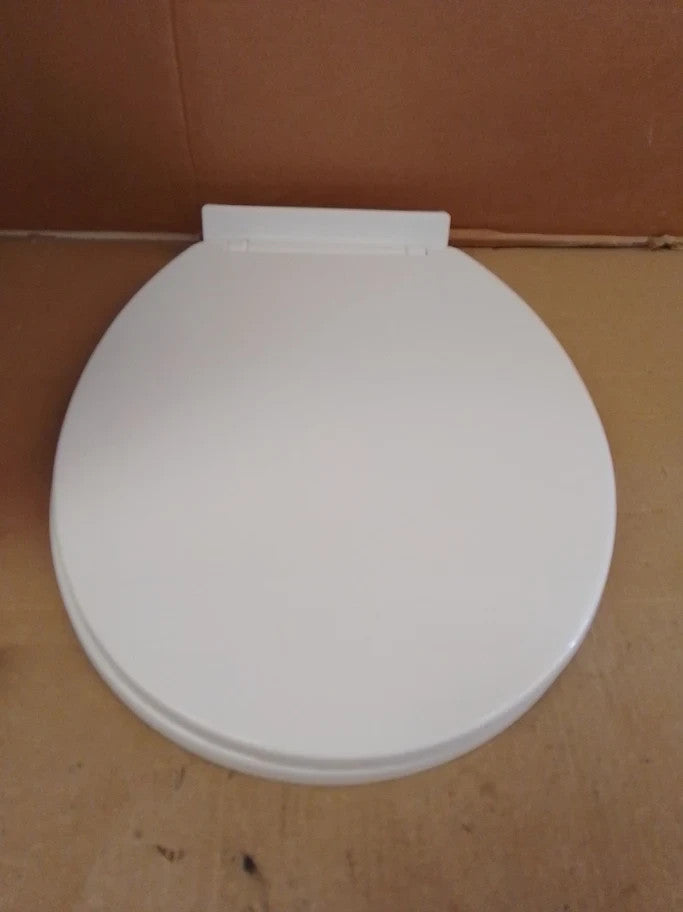 Ram White Soft Close Toilet Seat With Quick Release Easy Clean Adjustable Hinges