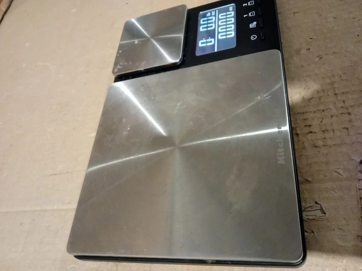 KitchenAid Dual Platform Scale 5000g And 500g Weighing Capacity For Baking Black