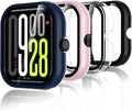 4 Pieces Protective Case Compatible Xiaomi Redmi Watch 5 HD Hard PC Tempered New