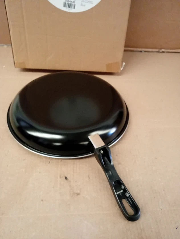 Basics 30cm Frying Pan Interior Exterior Material Carbon Steel Black New