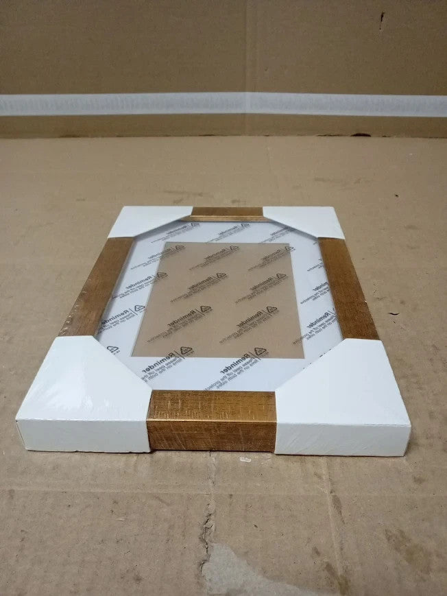 A5 Photo Frame Gallery Picture Frame A6 Mat Freestanding Wall Mountable Gold New