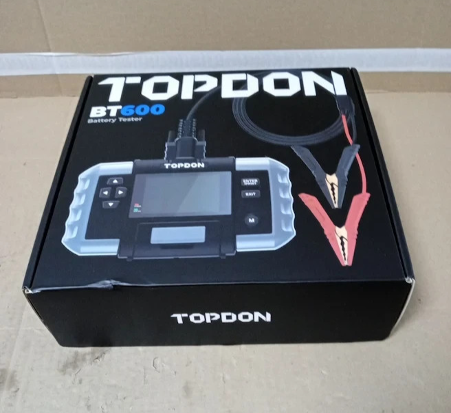 TOPDON BT600 12V 24V Battery Tester 100-2000 CCA Printer Color Screen Design