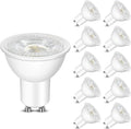 Morotty GU10 LED Spotlight Bulbs 500lm 50w Equivalent Neutral White 10pcs New