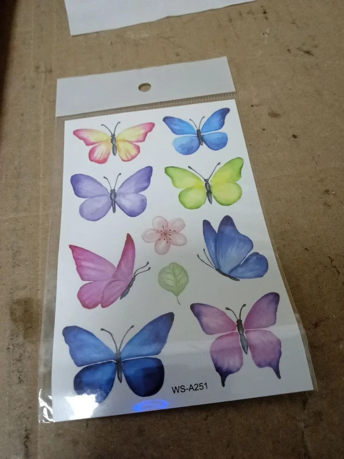 Butterfly Foil Balloons Multicolor Party Decorations Flower Shaped New