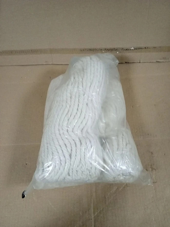 ASelected Cotton Mop Head Refills 3 Pieces Super Absorbent Replacement Biege New