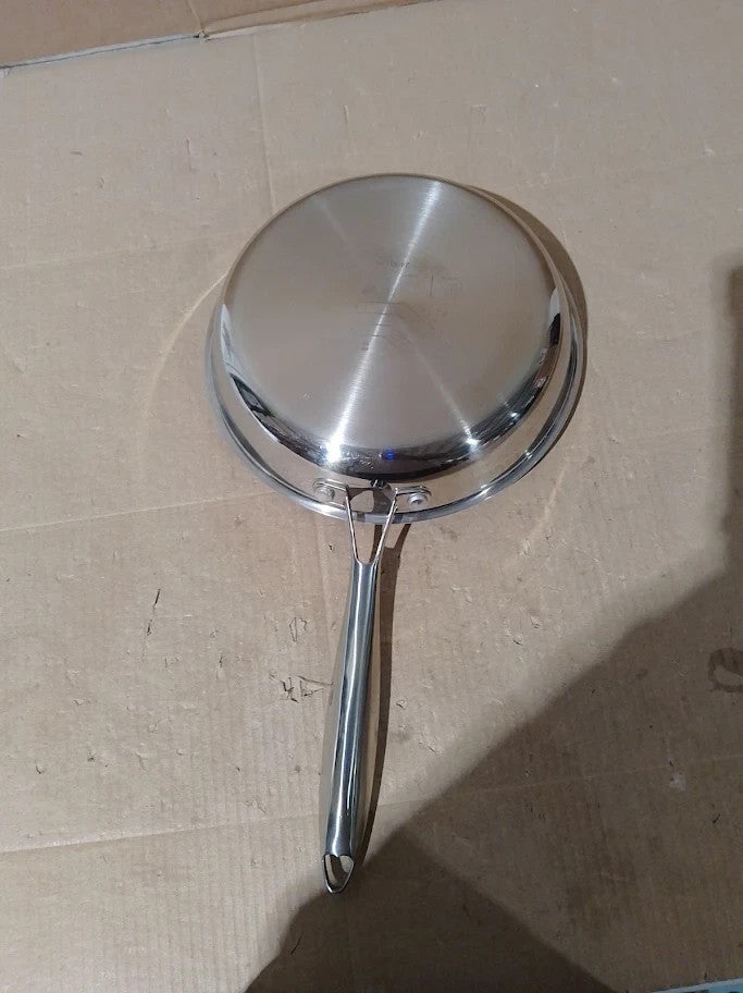 Ibli Triply Natural Frying Pan 24cm Perfect Evreyday Cooking Free Silver