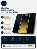 RunStar Scale Body Weight Digital Bathroom High Precision Clear LED Backlight