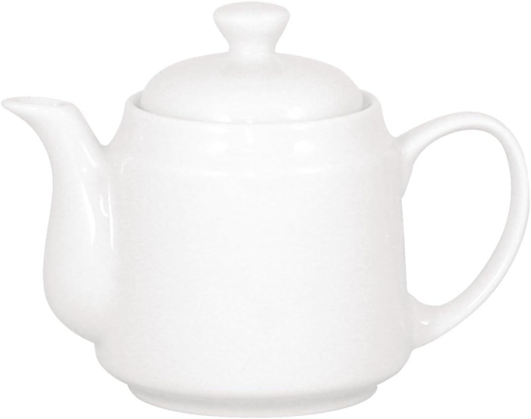 Olympia Athena White Beverage Tea Coffee Pots 430ml 4.21x4.21x2.24cm New