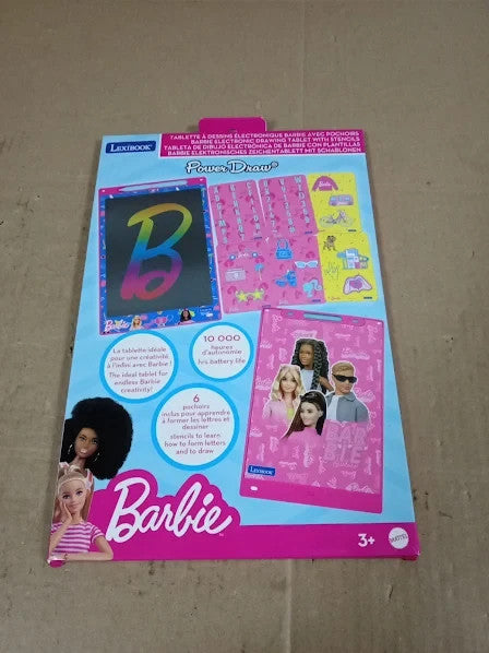 Lexibook Barbie Magic Slate Artistic Toy Screen 28cm 1 Stylus 6 Templates