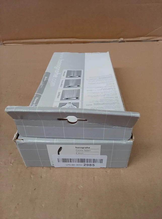 Hansgrohe Croma Select E 110 Multi Hand Shower 3 Spray Modes White Chrome