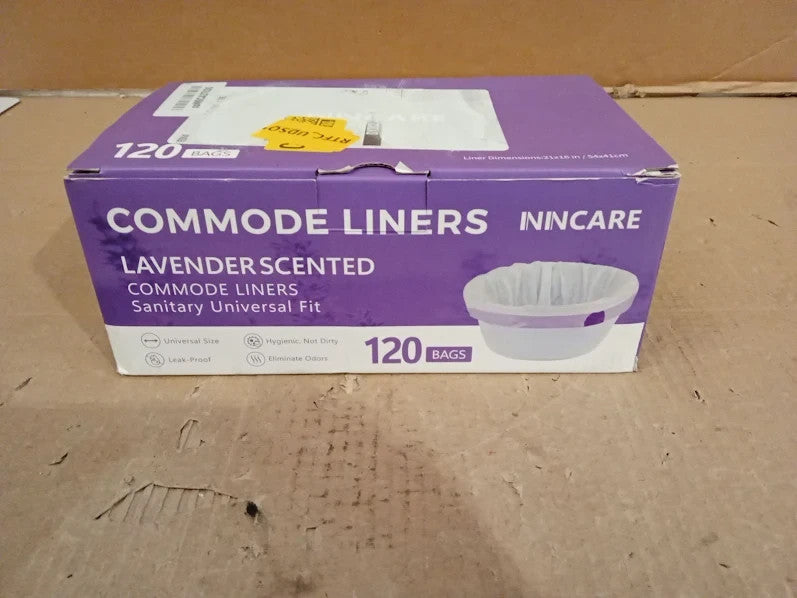 Inincare Commode Liners Bedside Portable Toilet Potty Bed Pan 1000ml New