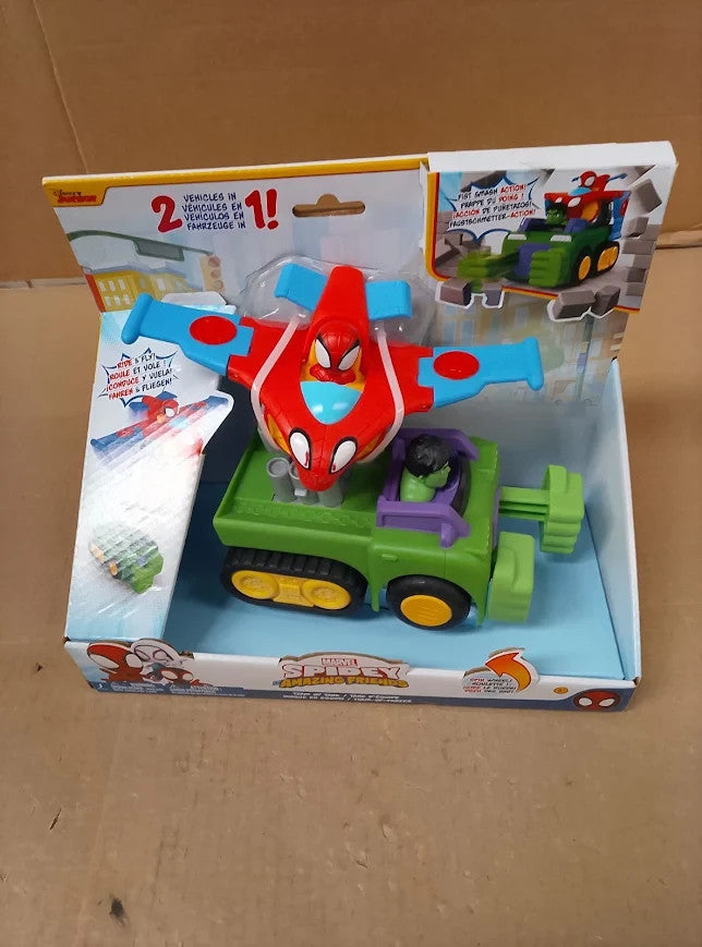 Spidey His Amazing Friends Marvel Team Up Tank Vehicle 2 Pieces