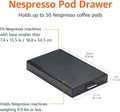 Amazon Basics Nespresso Original Line Coffee Pod Storage Drawer 9.1x14.9x2in New