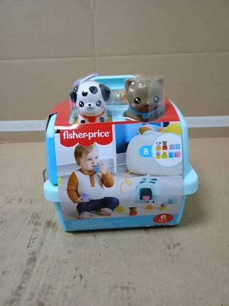 Fisher Price Baby Shape Sorting Toy FP Pets Sorting  Animal Transport Box