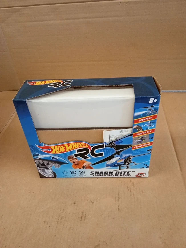 Bladez Hot Wheels Shark Bite Helicopter Kids Remote Control 2 Channel RC 8+