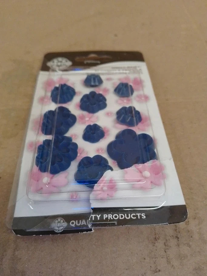 PME 103FF006 Jem Small Daisy Blossom Primula Cutters Set Of 10 Blue New