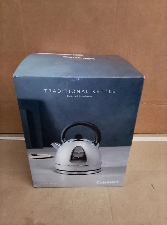 Cuisinart Traditional Style Electric Kettle Fast Boil Cordless Quiet 1.7L 3kw