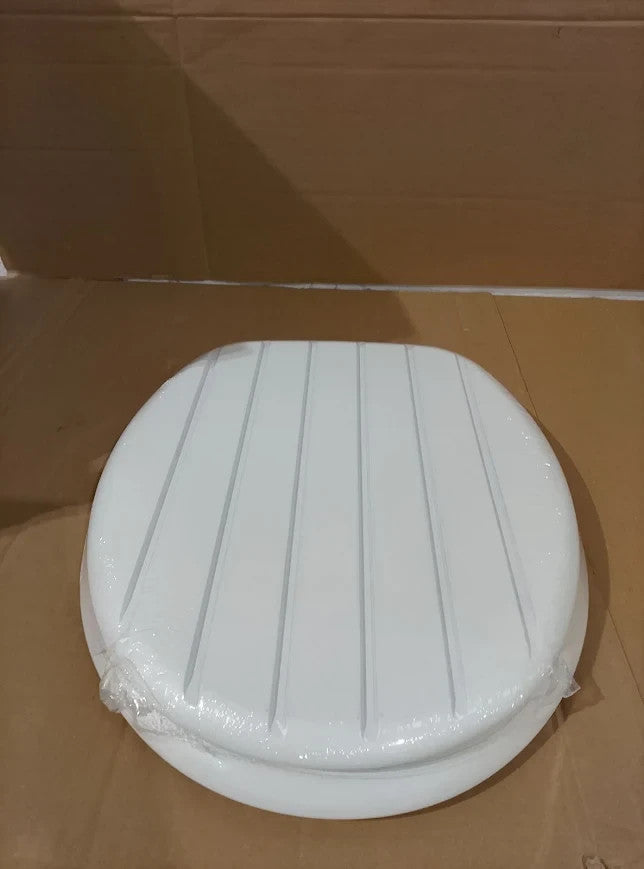 Argos Home Tongue Groove Style Toilet Seat 45x37.3x5.3cm New