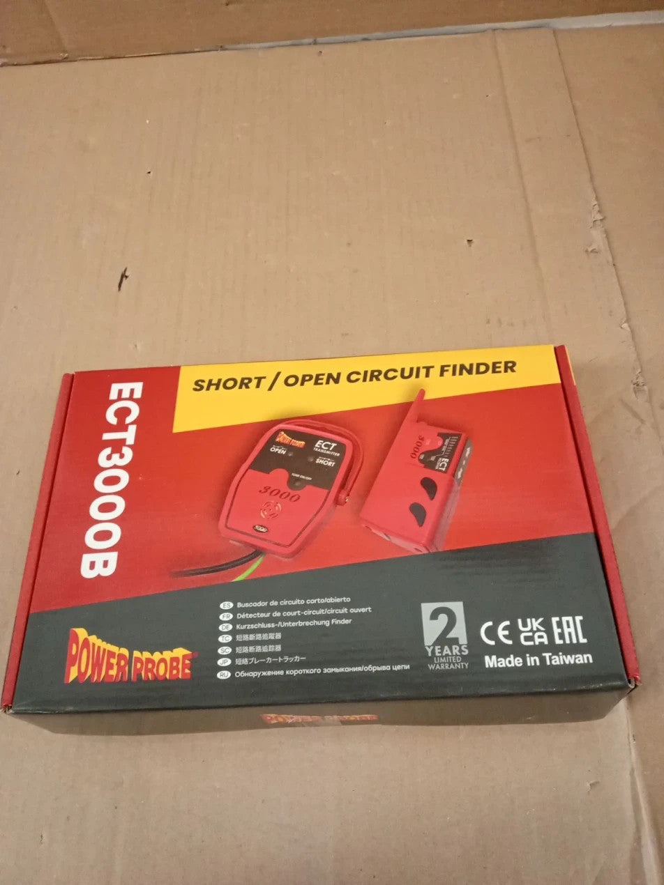 Power Probe ECT3000B Short Open Circuit Finder Includes Transmitter Receiver New