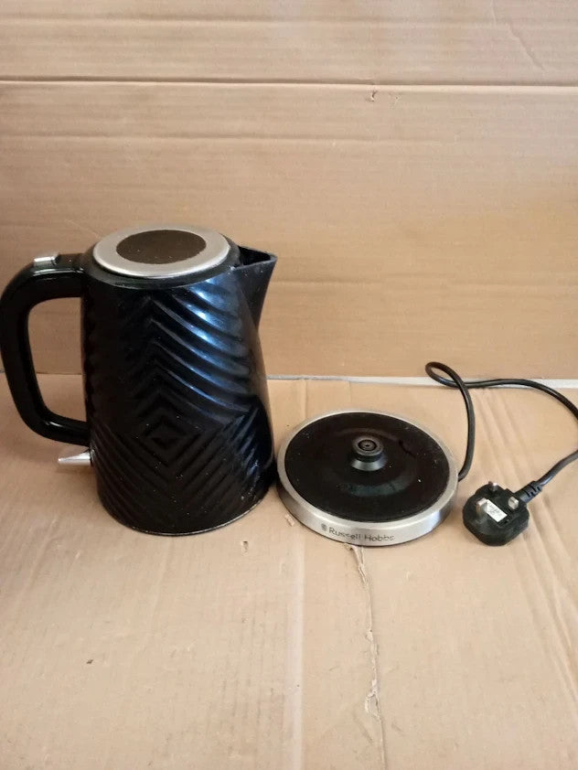 Russell Hobbs Honeycomb Electric 1.7L Cordless Kettle Fast Boil 3kw Black