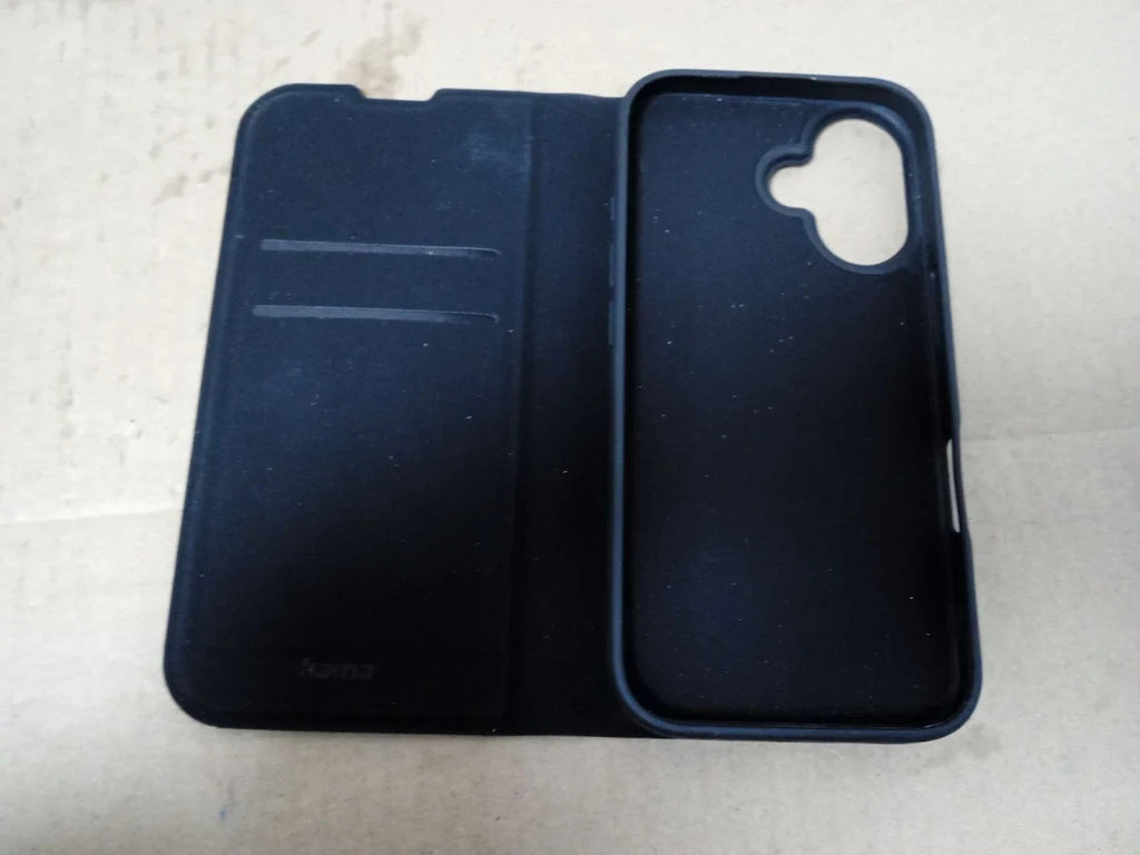 Hama Mobile Phone Case iPhone 16 Standing Card Slot Extra Protection Black