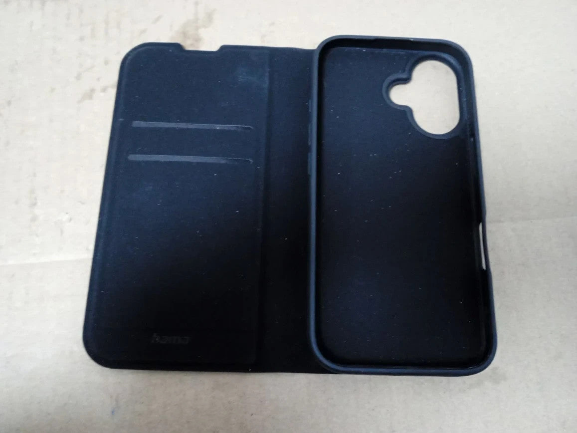 Hama Mobile Phone Case iPhone 16 Standing Card Slot Extra Protection Black